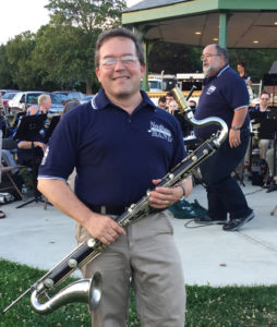 Rob Smyser at the Needham Band Concert in 2017